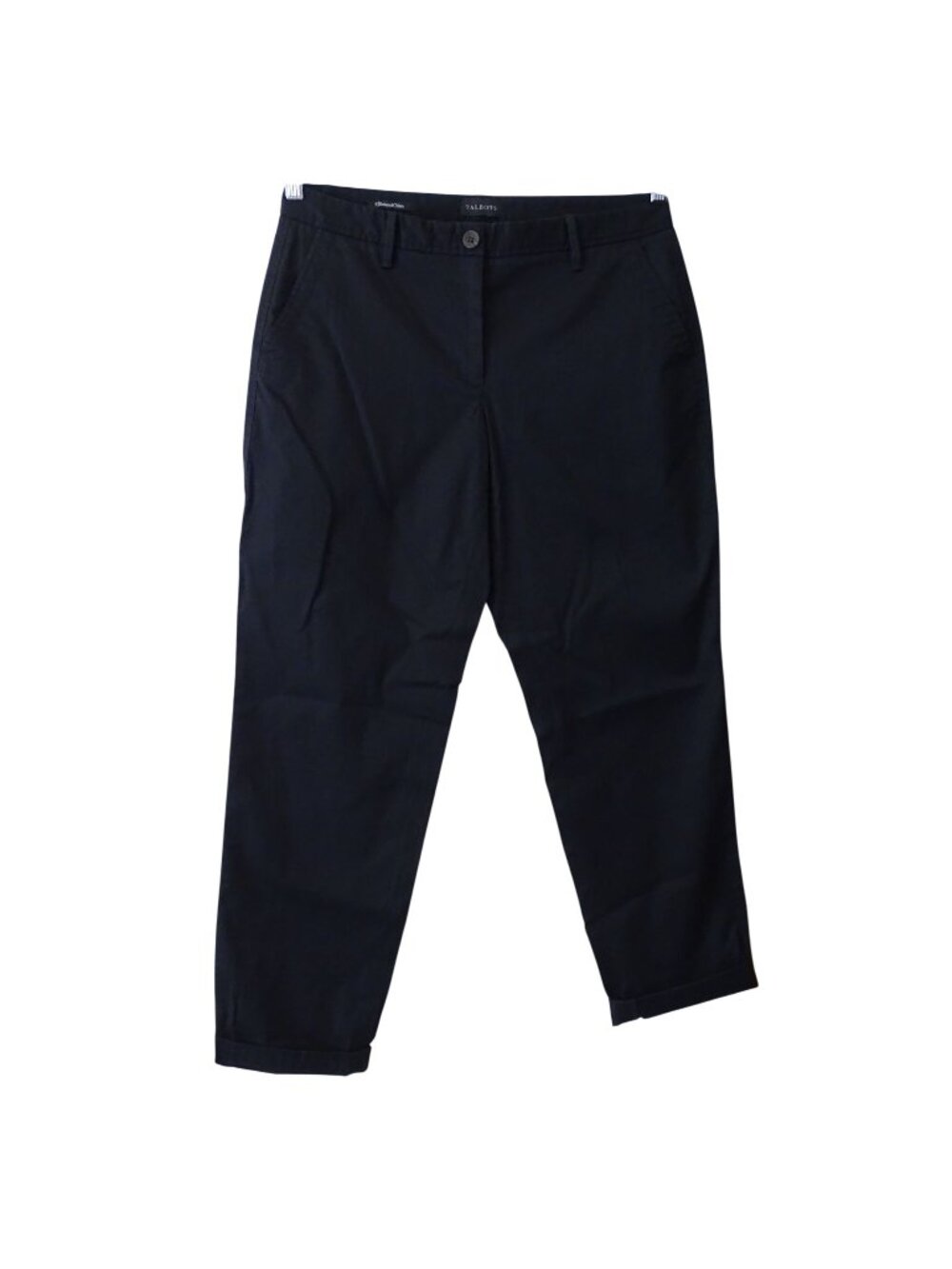 Talbots Black Relaxed Chino Pants Trouser Women Size 6 Stretch Preppy Office